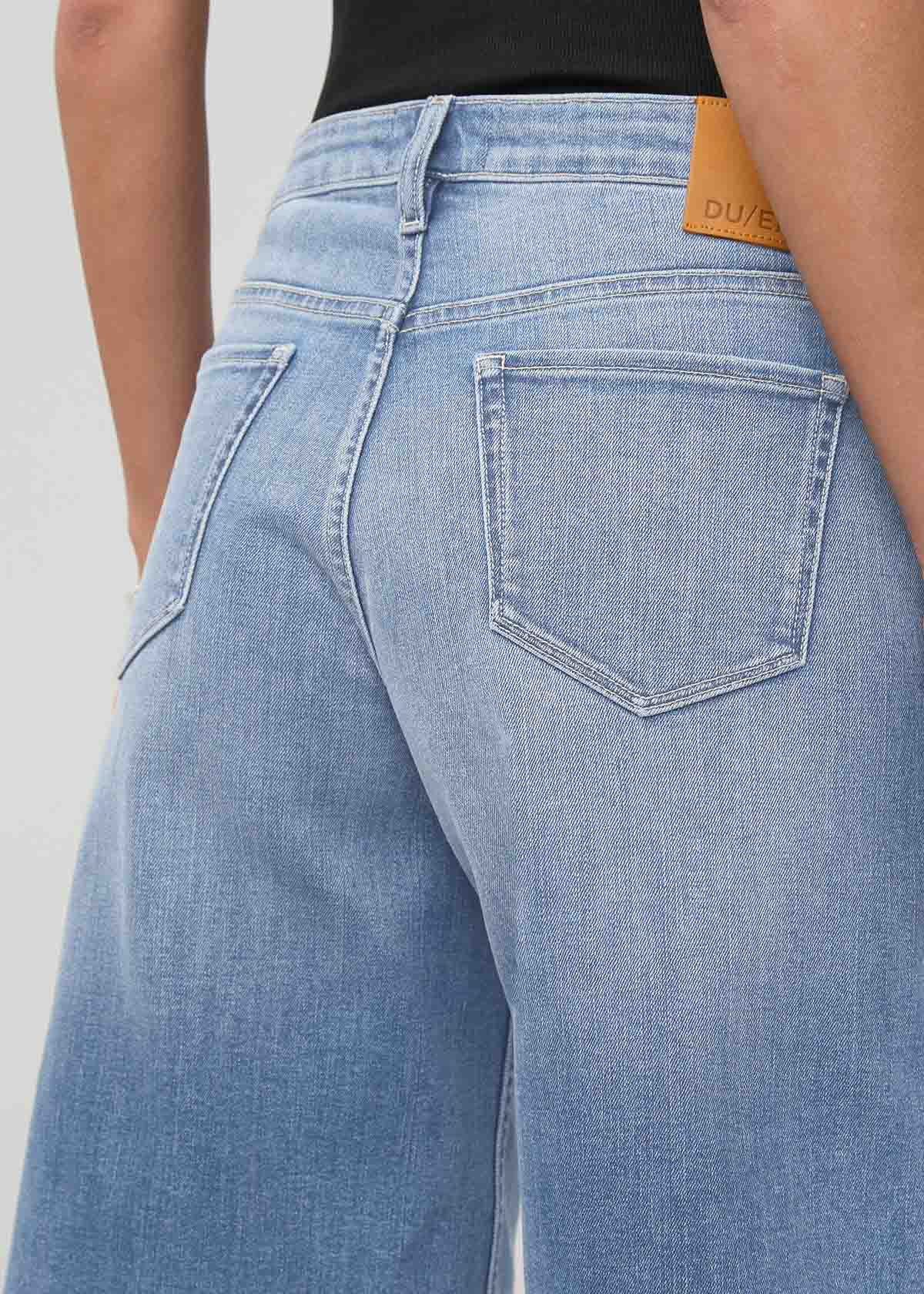 Women's Vintage Seaside High Rise Denim Shorts back waistband detail