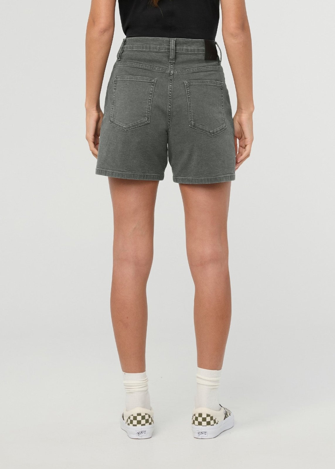Women's Stretch Canvas Thyme High Rise Relaxed Short back