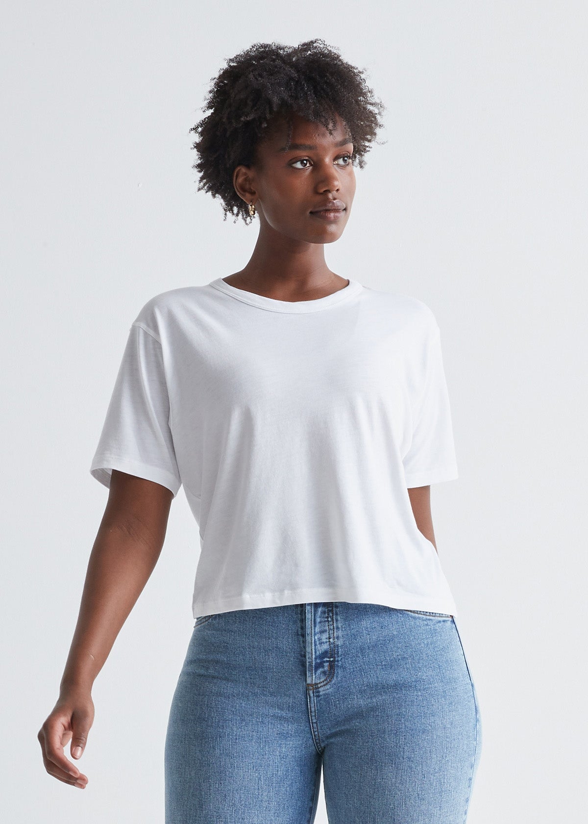 The Only Tee Crop - White