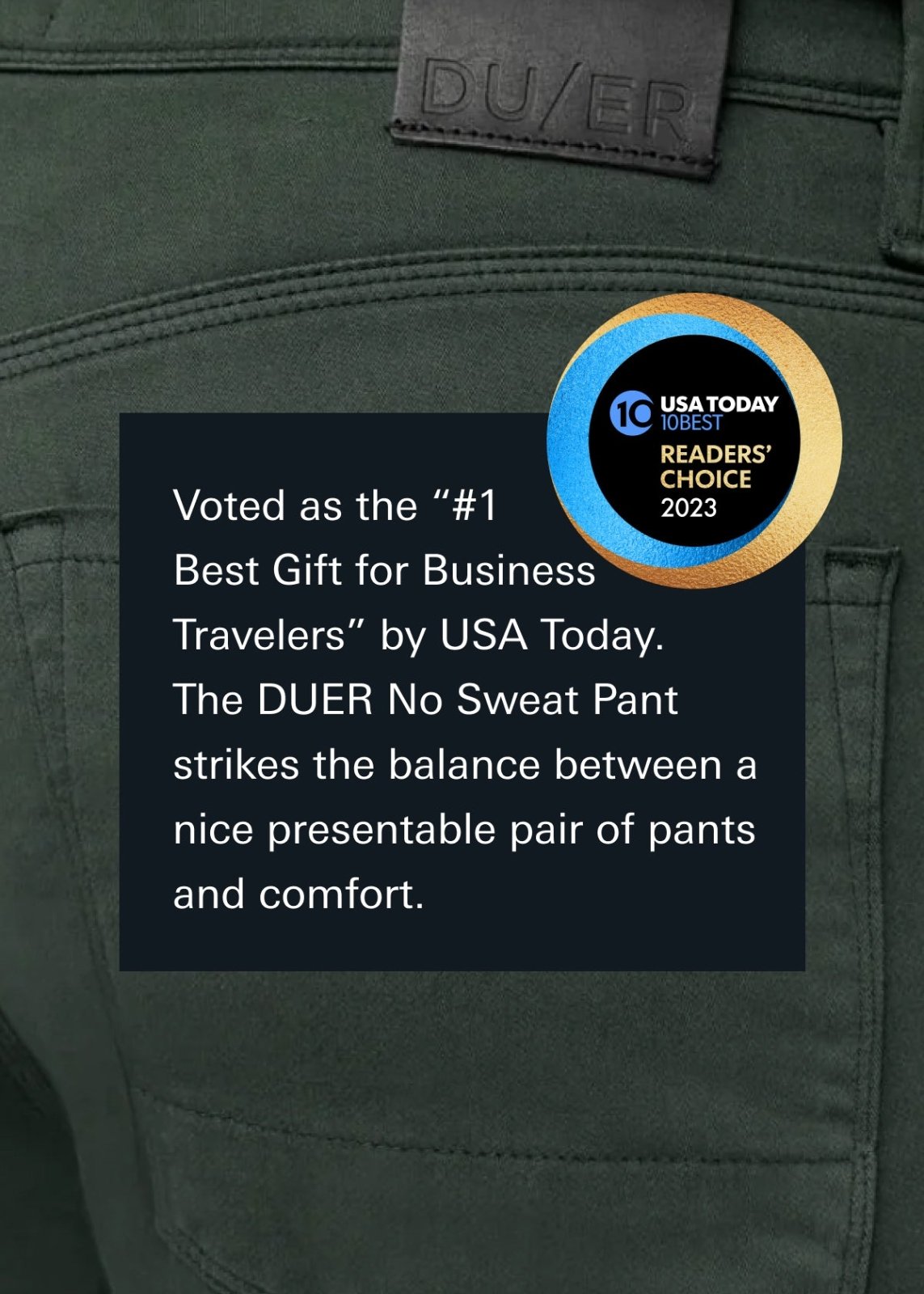 peat slim fit sweatpant back patch details usa today quote