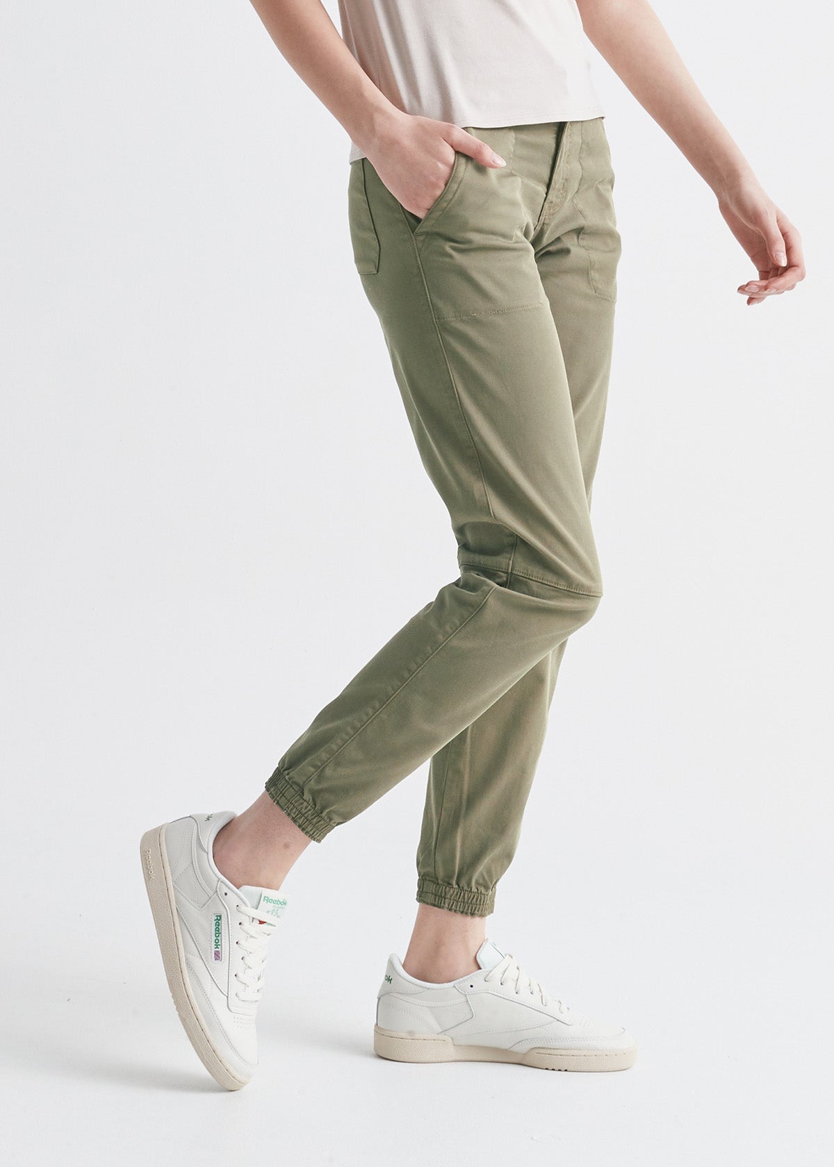 Jogger olive sales