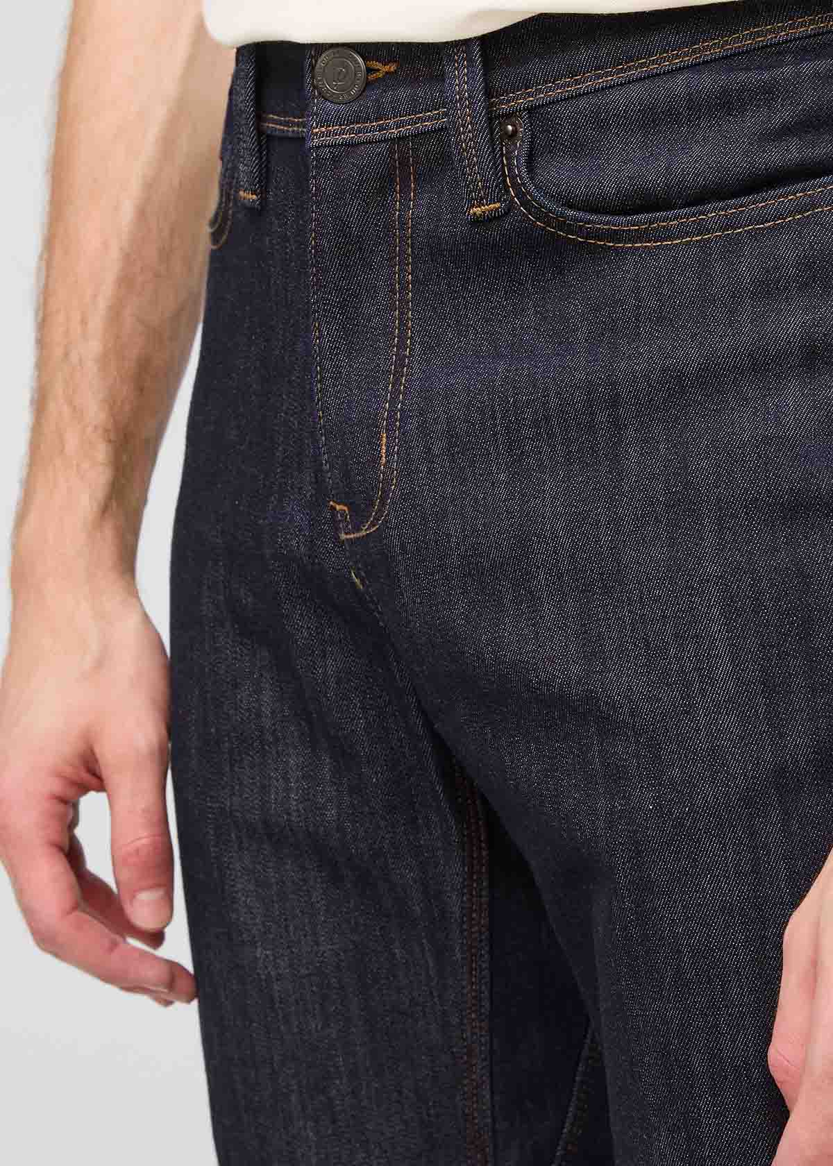 Men's Dark Blue Slim Fit Waterproof Membrane Stretch Jean