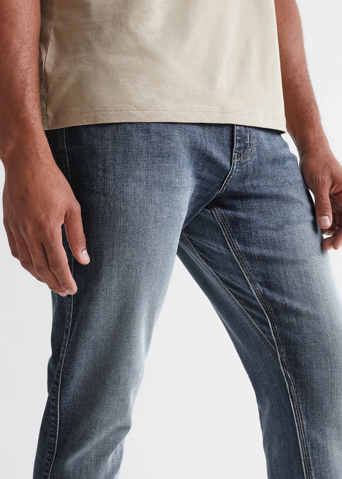 Men's Relaxed Fit Stretch Light Blue Jeans