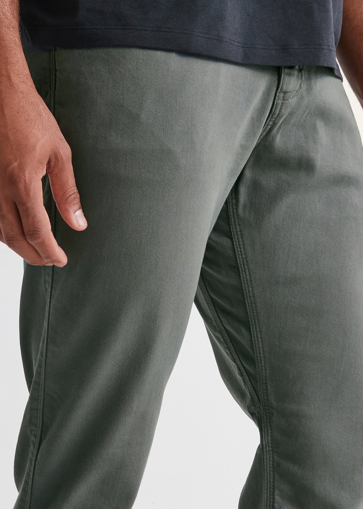 mens grey relaxed fit dress sweatpant gusset detail