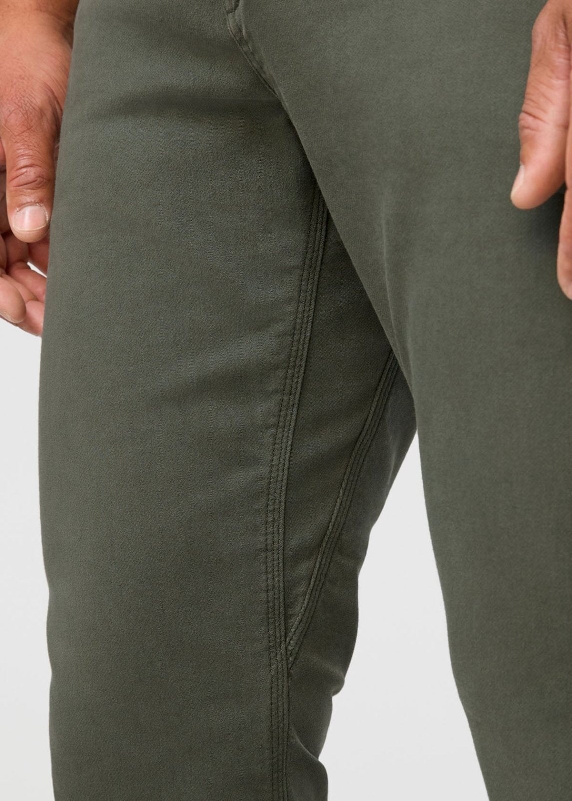 mens grey-green relaxed fit dress sweatpant gusset