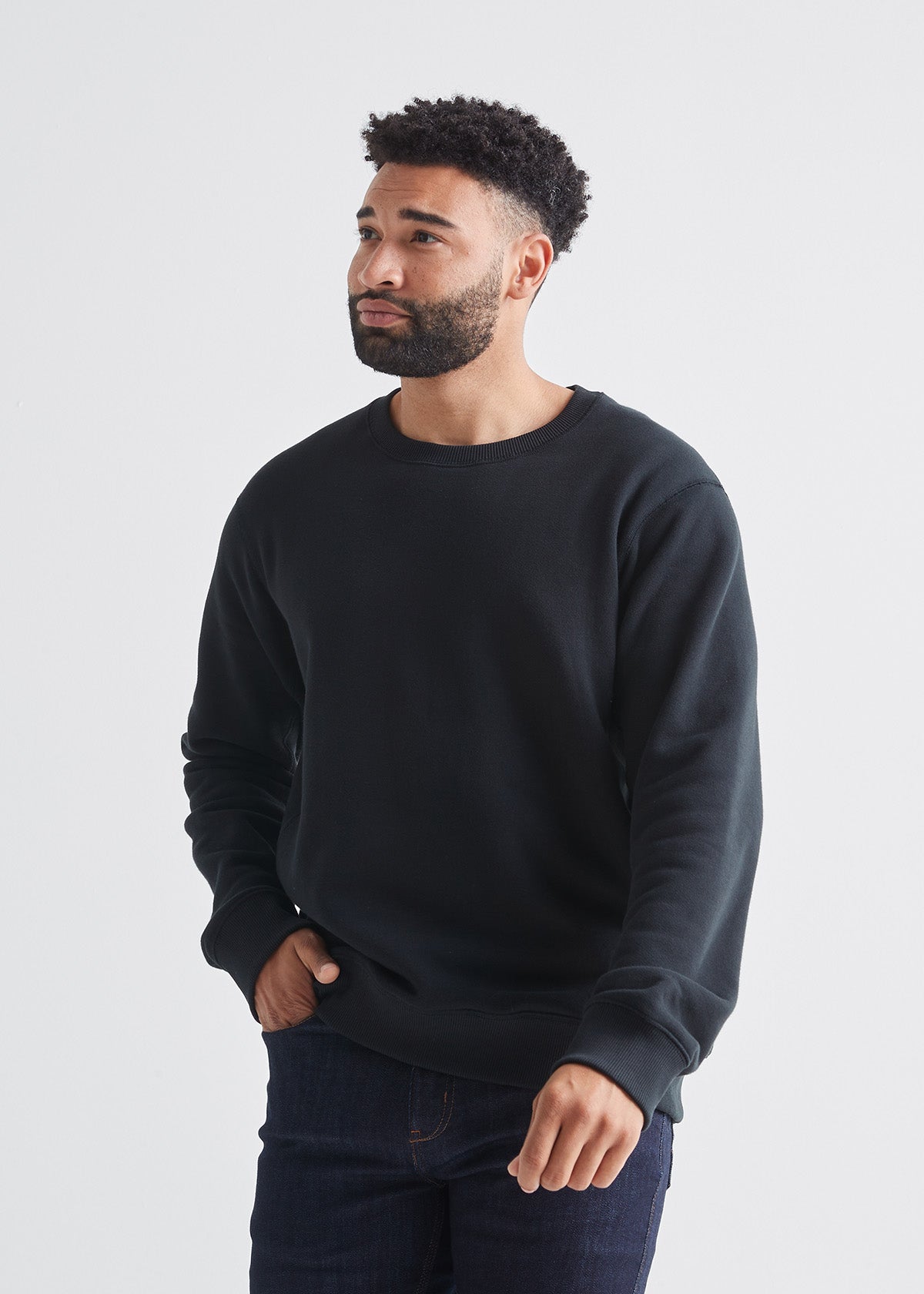 Men's Brushed Terry Performance Crew