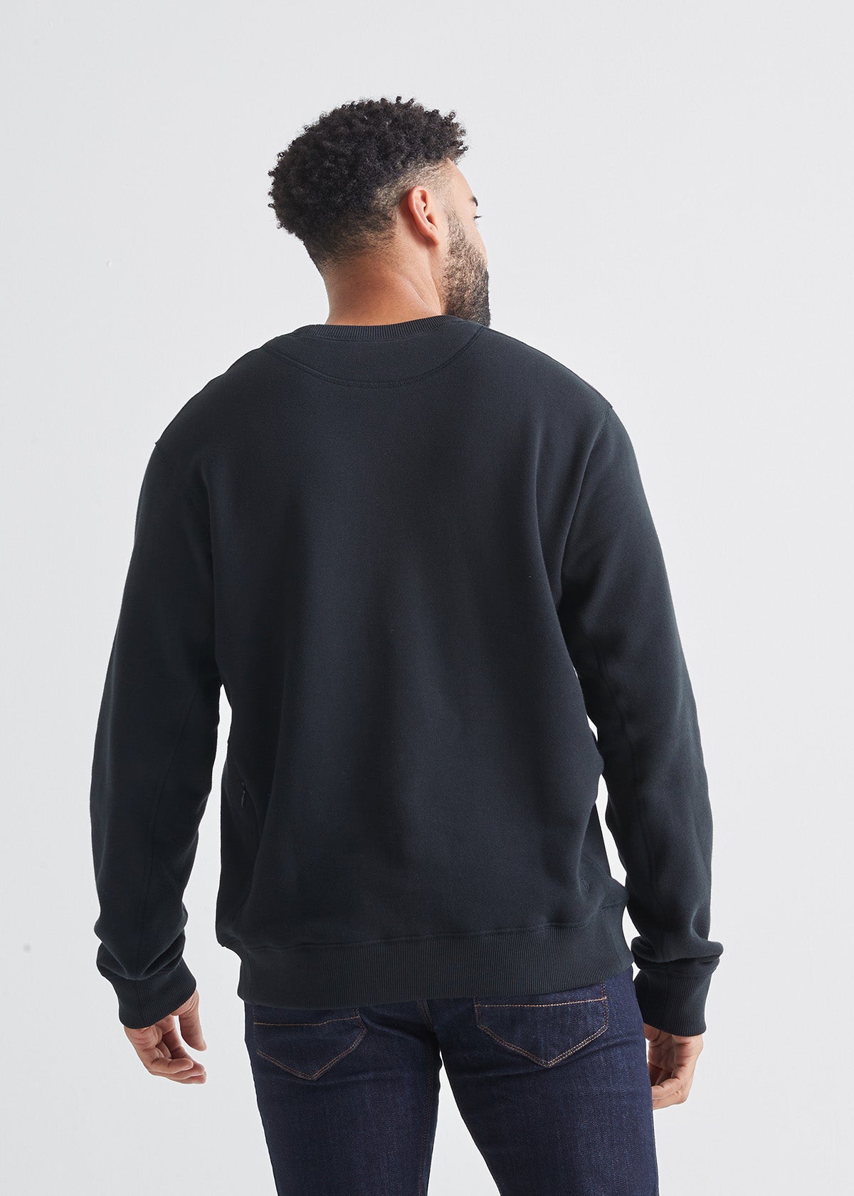 Men's Brushed Terry Performance Crew