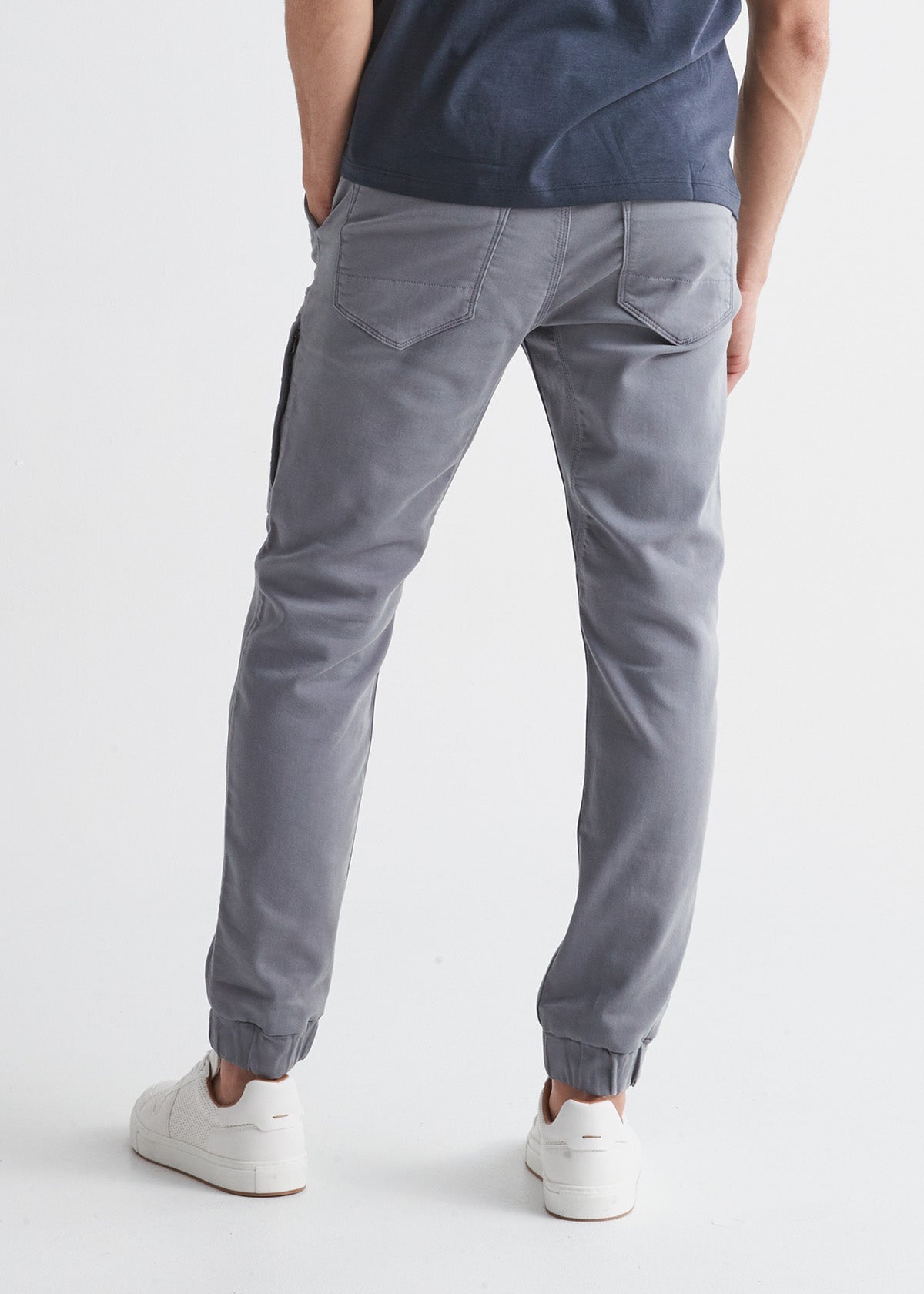 Brilliant Basics Men's Cuffed Jogger Pant - Moon Grey - Size Large