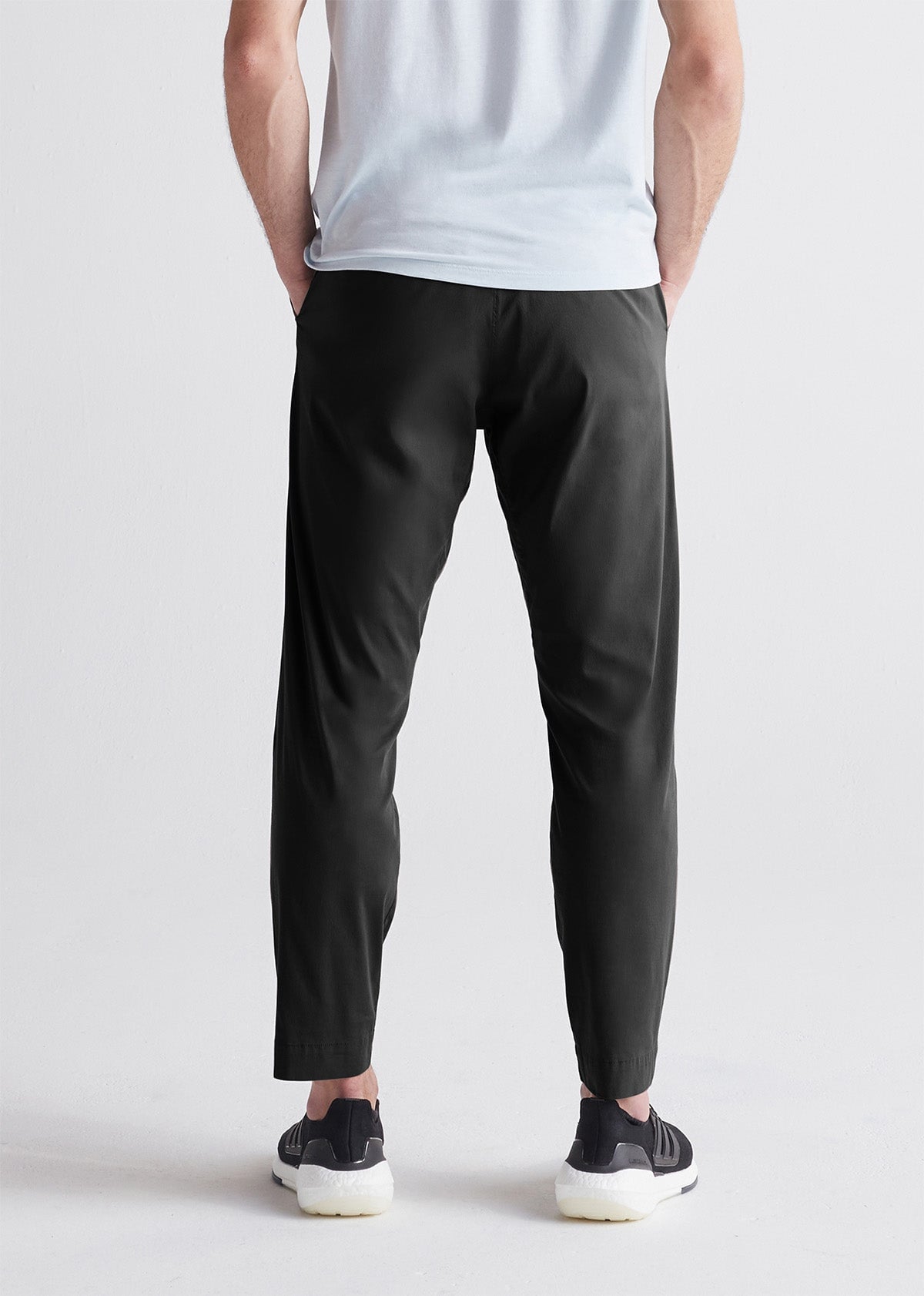 Sporte Leisure Plain Pant with Adjustable Waist - Black