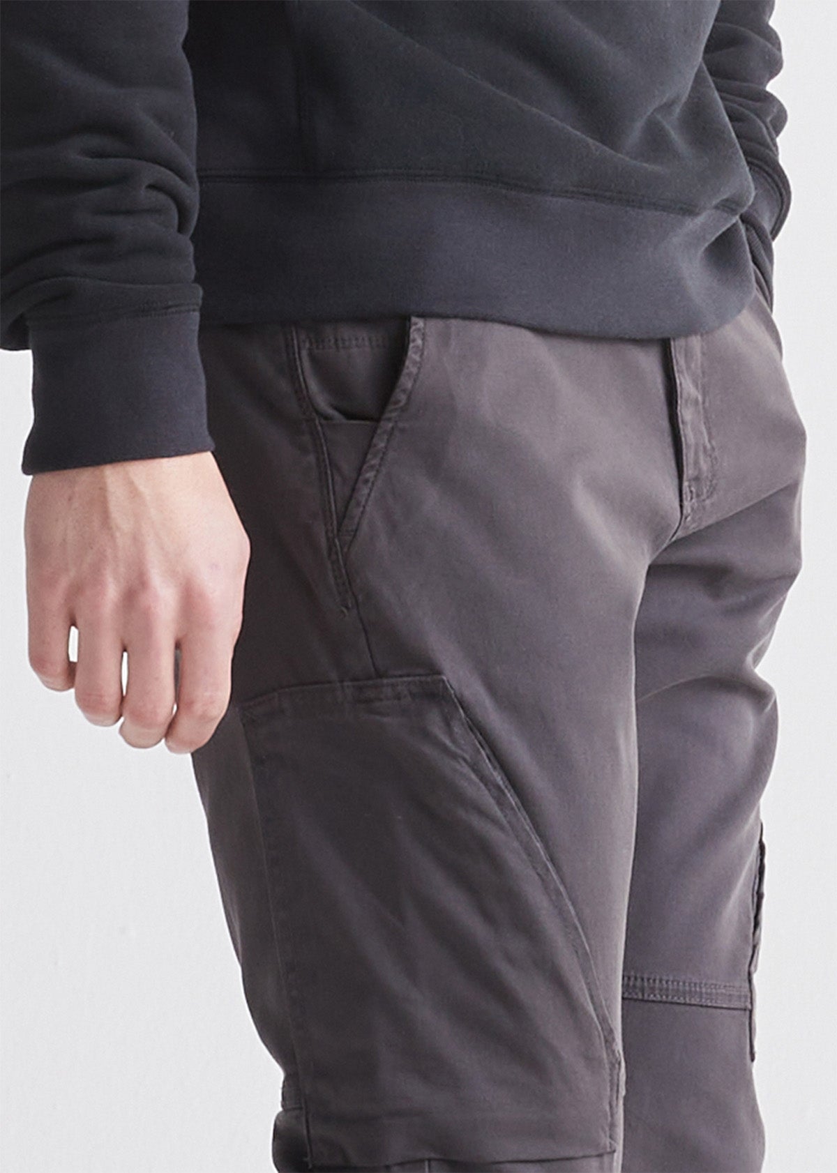 Mens Charcoal Grey Athletic Water Resistant Pant