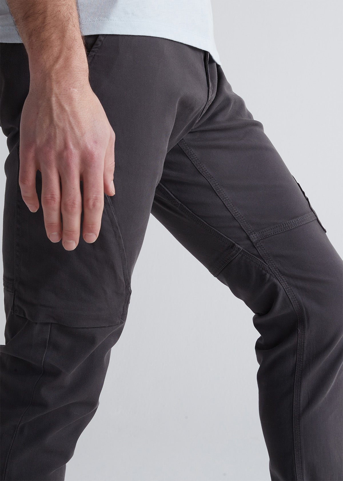 Men's Kinetic Stay Warm Coffee Charcoal Pants