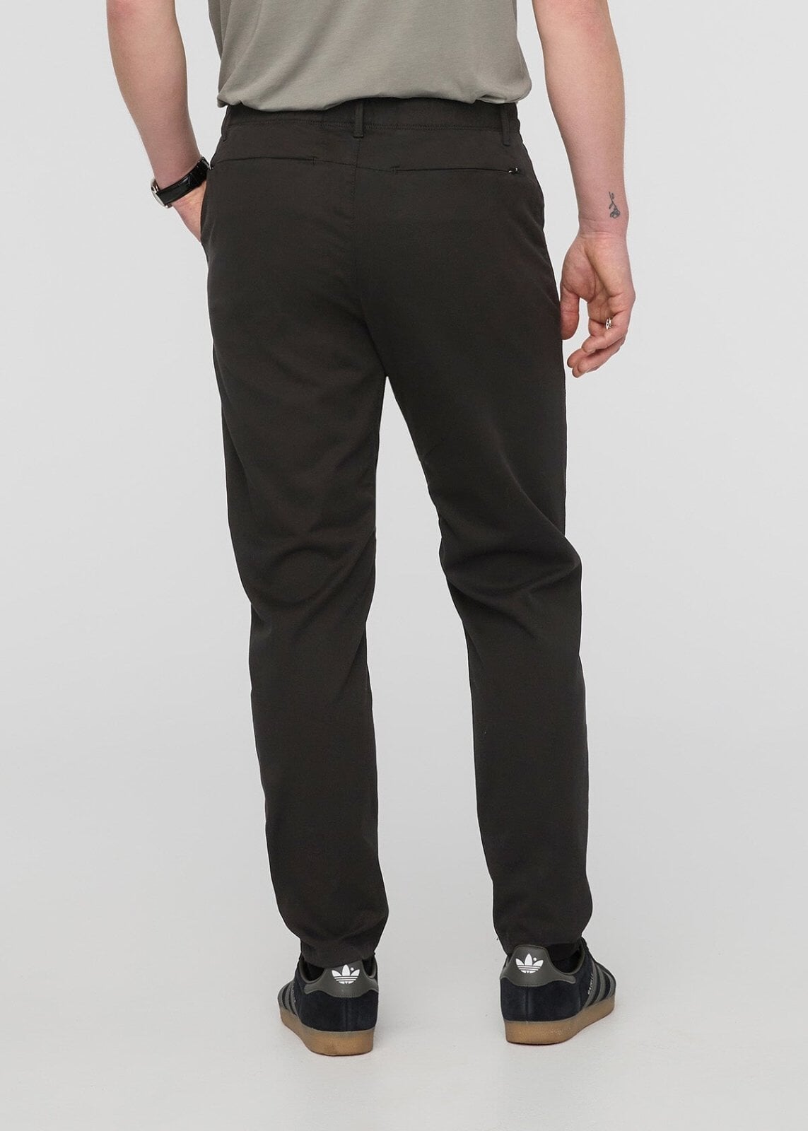 Mens black deals chino trousers