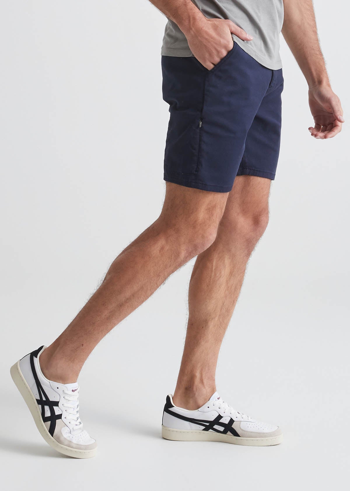 Mens dark clearance blue shorts