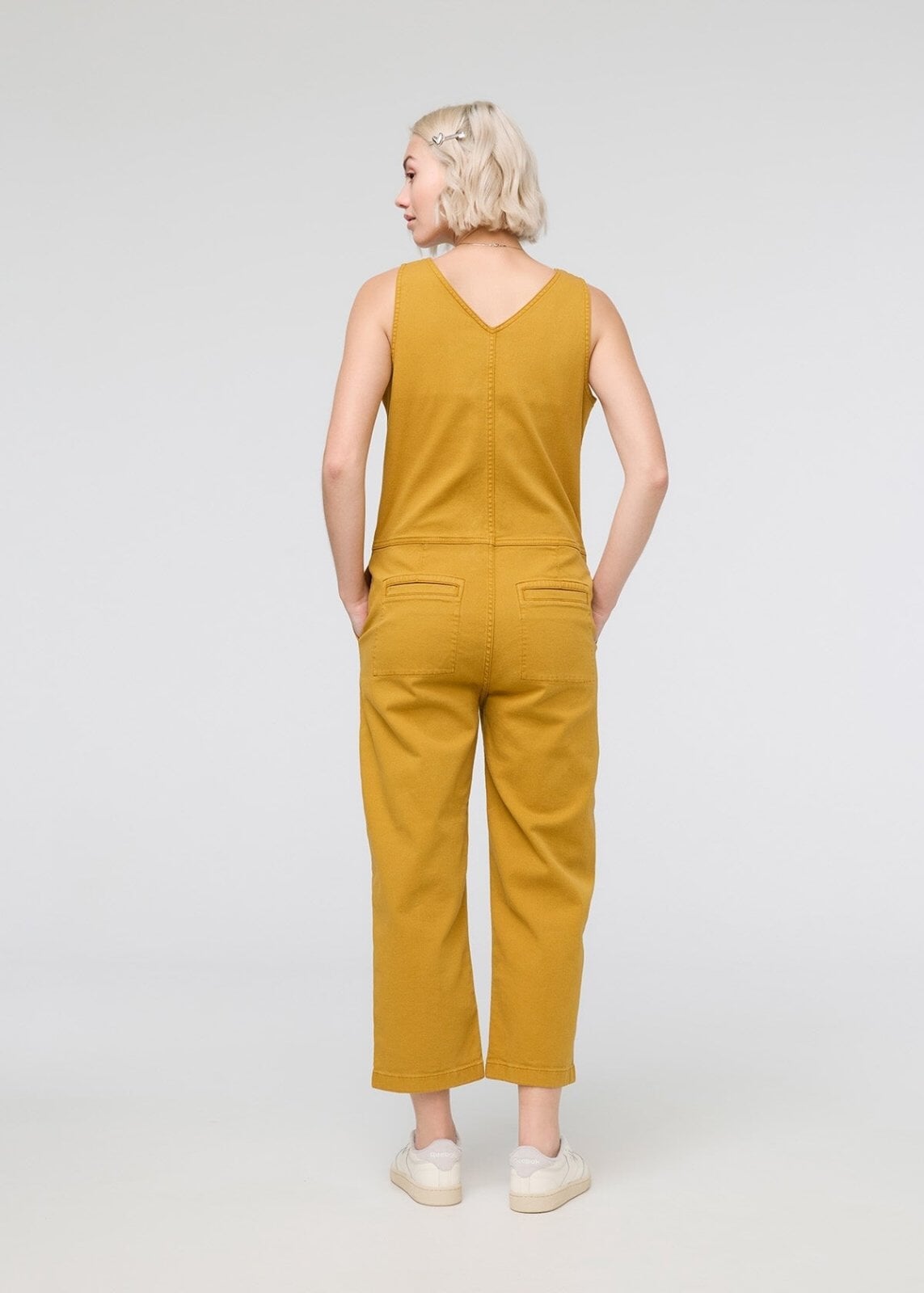 womens bright luxtwill jumpsuit back