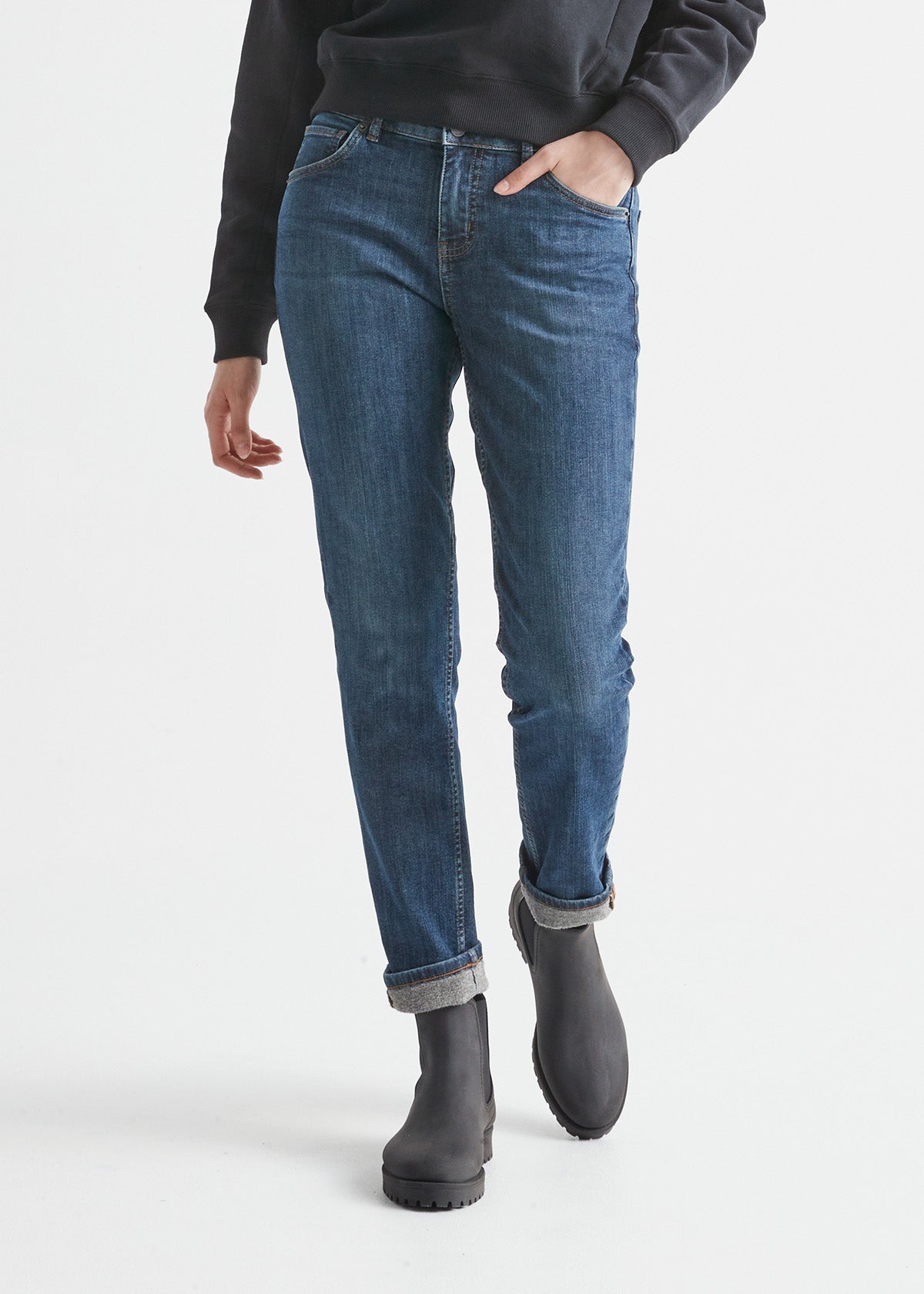 Winter Mood Fleece Lined Jeans – My Dearest