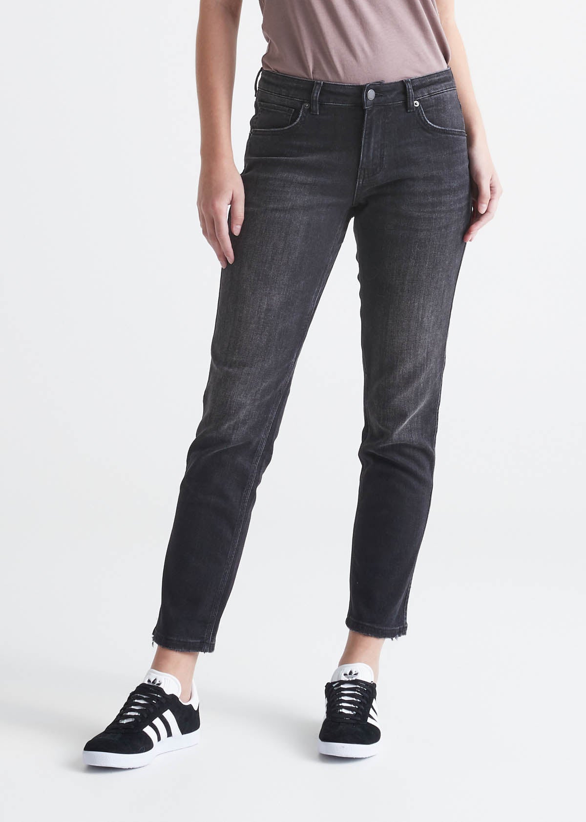Vintage Ralph Lauren Jeans Black White Print Pants Women Size 4