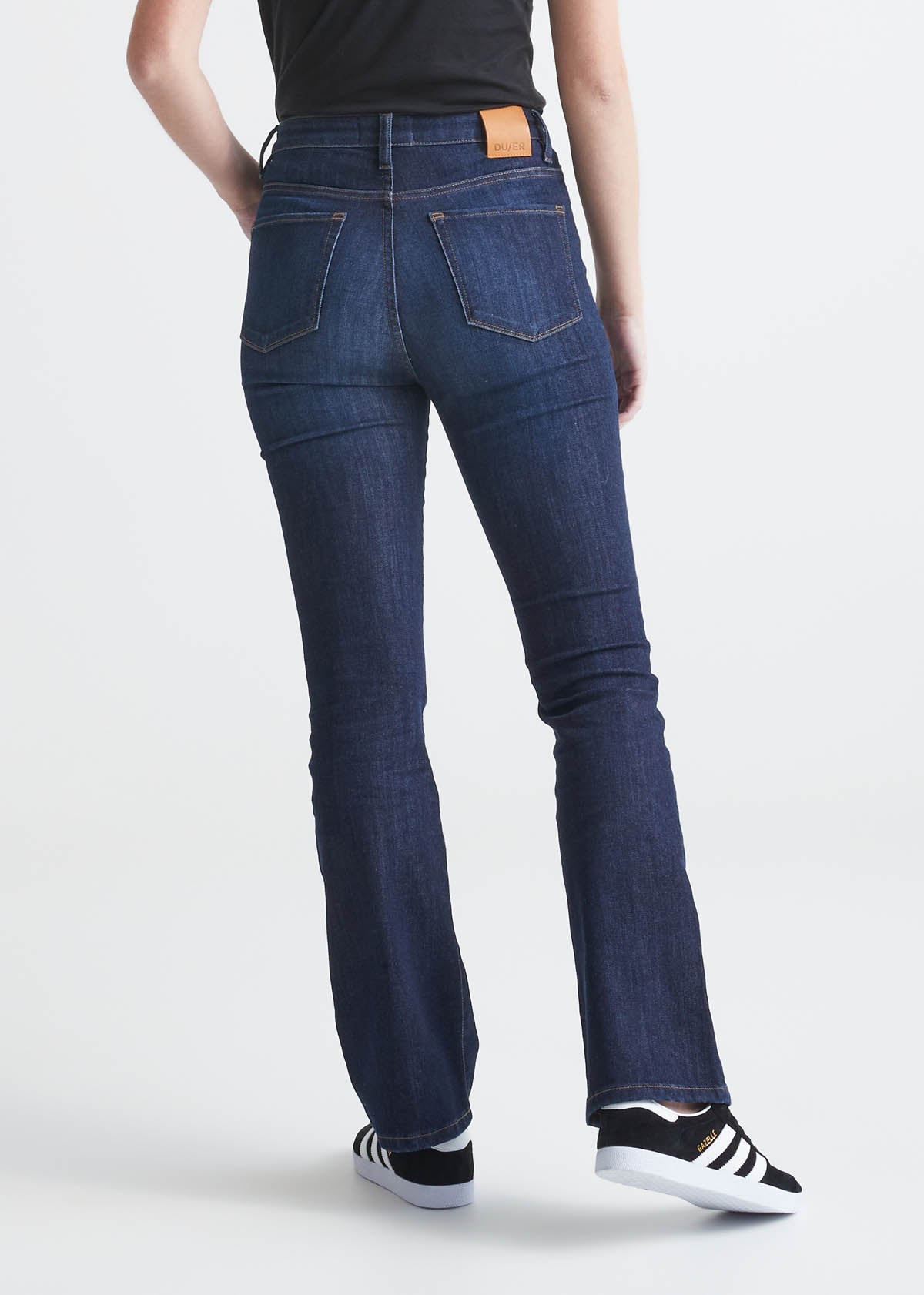LTS Tall Women's Black Bootcut Denim Jeans | Long Tall Sally