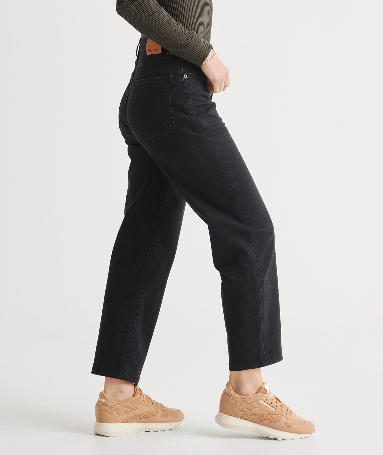 Lee Comfort Waistband Pants Women 10 Short Gray Check Mid Rise Straight Leg