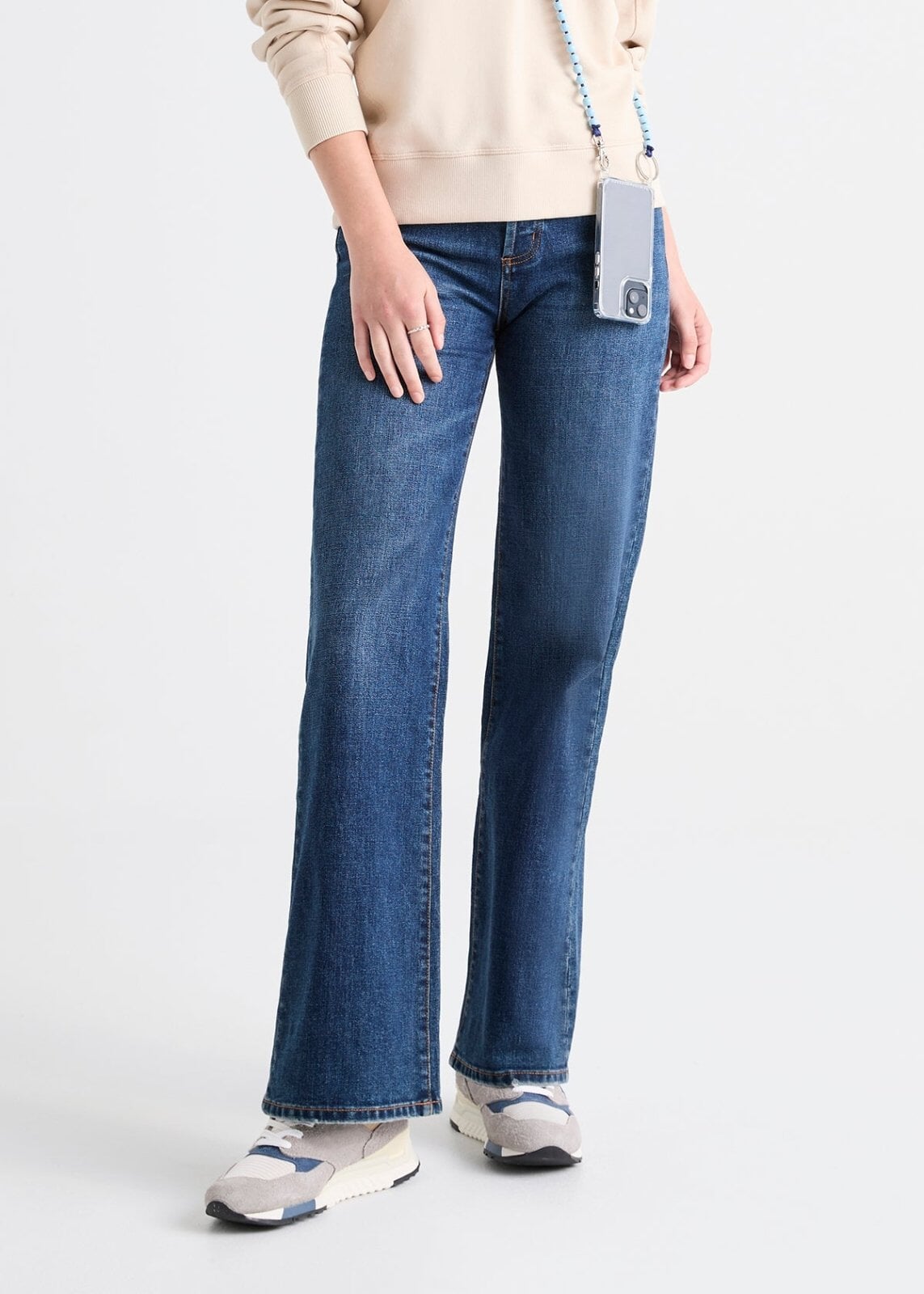 Women's Light and Medium Wash Jeans