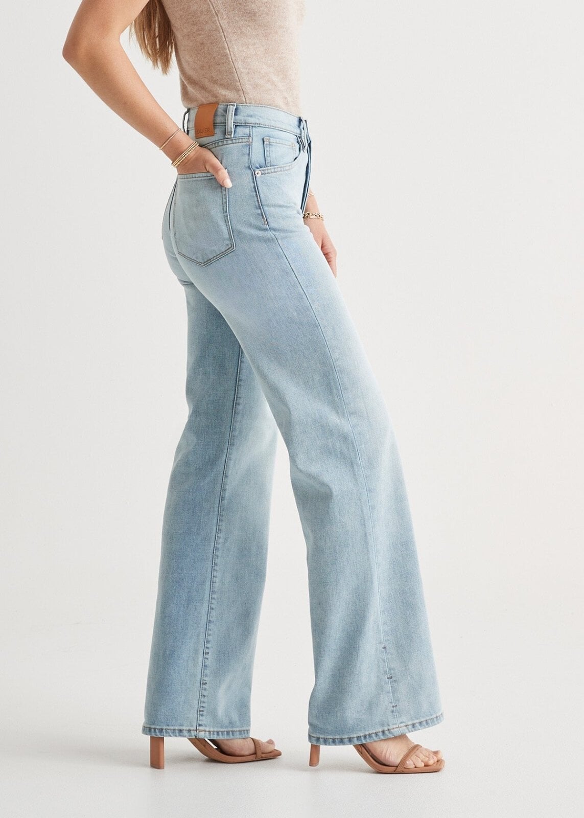 Fashion High Waist Jeans - Bell Jeans - Elastic Slim Fit Ladies
