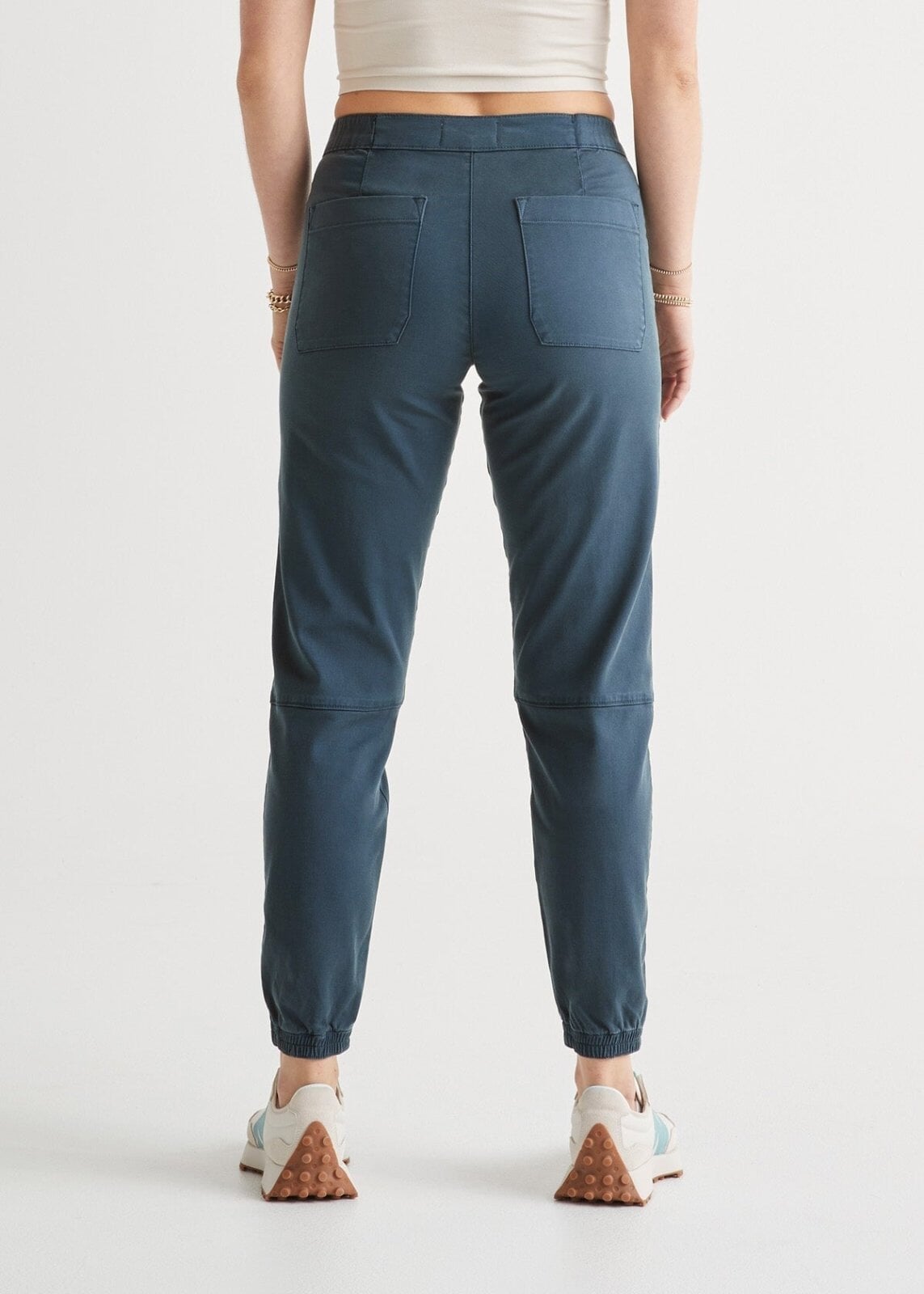 Women's High Rise Blue Athletic Jogger